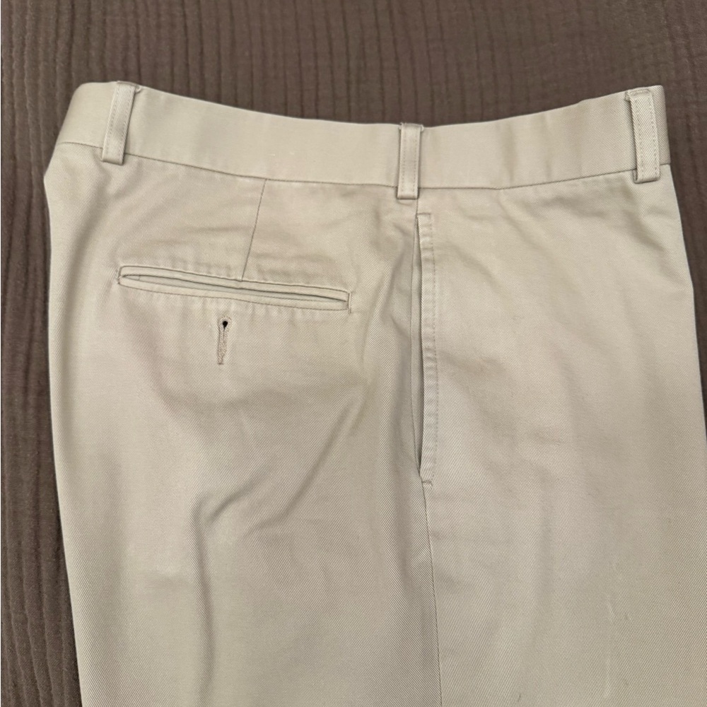 Men's Classic Khaki Dress Pants - Picture 3 of 5